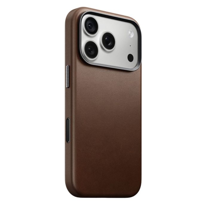 Nomad Traditional Camino Funda de Piel iPhone 18 Pro Marrón