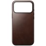 Nomad Funda de Cuero Moderna iPhone 17 Pro Max Rustic Brown Horween sticky