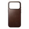 Nomad Funda de Cuero Moderna iPhone 17 Pro Rustic Brown Horween sticky