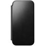 Nomad Funda Tipo Cartera/ Libro de Cuero Moderna  iPhone 17 Pro Max Negro sticky