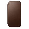 Nomad Funda Tipo Cartera/ Libro de Cuero Moderna  iPhone 17 Marrón sticky