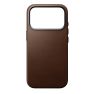 Nomad Funda de Cuero Tradicional iPhone 17 Pro Marrón sticky