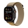 Apple Alpine Loop Apple Watch 44mm / 45mm / 46mm / 49mm Tan/Negro Small sticky