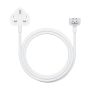 Apple Slip-on Duck Head Adaptor de Enchufe con Cable Alargador GB / UK (Reino Unido) sticky