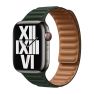 Apple Leather Link Apple Watch M/L 38mm / 40mm / 41mm / 42mm Sequoia Green sticky