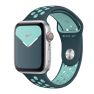 Apple Nike Sport Band Apple Watch 38mm / 40mm / 41mm / 42mm Midnight Turquoise / Aurora Green sticky