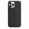 Apple Silicone MagSafe Case iPhone 14 Pro Midnight sticky