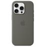 Apple Silicone MagSafe Case iPhone 16 Pro Stone Gray sticky