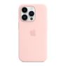 Apple Silicone MagSafe Case iPhone 14 Pro Chalk Pink sticky