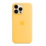 Apple Silicone MagSafe Case iPhone 14 Pro Max Sunglow sticky