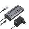Casecentive 7 en 1 USB-C 10Gbps Hub de carga sticky