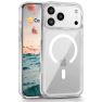 Casecentive Funda de Silicona MagSafe iPhone 17 Pro Max transparente sticky
