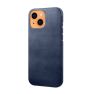 Casecentive Leren Back case iPhone 13 Mini blauw  sticky