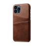 Casecentive Leren Wallet Back case iPhone 13 Pro bruin sticky