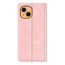 Casecentive Magnetic Leather Wallet iPhone 14 pink sticky