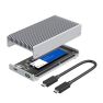 Casecentive Carcasa SSD NVMe M.2 40Gbps plateada sticky