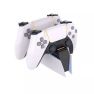 FIXED Dual Charger Stand for PS5 controller black/white sticky