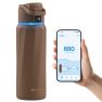 WaterH Boost Botella de Agua Inteligente 946ml Marrón sticky
