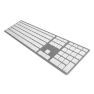 Matias Wireless USB-C Aluminum Keyboard Mac german QWERTZ silver sticky