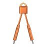 Nomad ChargeKey Cable de Carga USB-C a USB-C Stellar Orange sticky