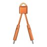 Nomad ChargeKey Cable de Carga USB-C a USB-C Stellar Orange sticky