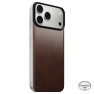 Nomad Trasera Magnética de Piel Horween MagSafe iPhone 18 Pro Max Rustic Brown sticky