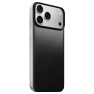 Nomad Trasera Magnética de Piel Horween MagSafe iPhone 18 Pro Max Negra sticky