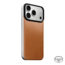 Nomad Trasera Magnética de Piel Horween MagSafe iPhone 18 Pro Saddle sticky