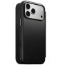 Nomad Modern Camino Funda Folio de Piel iPhone 18 Pro Negra sticky