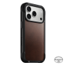 Nomad Funda Rugged de Piel Horween iPhone 18 Pro Rustic Brown sticky