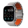 Nomad Stratos Correa de Titanio para Apple Watch 44mm / 45mm / 46mm / 49mm Natural/ Ultra Naranja sticky