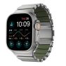 Nomad Stratos Correa de Titanio para Apple Watch 44mm / 45mm / 46mm / 49mm Natural/Forest sticky