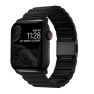Nomad titanium strap Apple Watch 42mm / 44mm / 45mm / 49mm zwart sticky