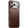 Nomad Traditional Camino Funda de Piel iPhone 18 Pro Max Marrón sticky