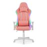 Ranqer Halo silla gaming RBG / LED rosa sticky