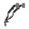 Ranqer Soporte de Monitor Pro Dual gris espacial sticky