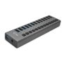 i-Tec USB 3.0 HUB de carga 13 puertos + Adaptor de red 60 W gris sticky
