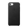 Apple leather case iPhone 7 / 8 / SE 2020 black sticky