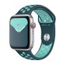 Apple Nike Sport Band Apple Watch 42mm / 44mm / 45mm / 49mm Midnight Turquoise / Aurora Green sticky