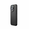 Mujjo funda de piel con MagSafe iPhone 15 Pro negro sticky