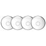 Bold Smart Lock Clicker Paquete de 4 Blanco sticky