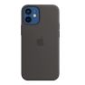 Apple Silicone MagSafe Case iPhone 12 Mini Black sticky