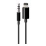 Apple Lightning a 3.5mm (AUX) cable 1.2m negro sticky