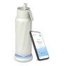 WaterH VITA Smart Water Bottle Ivory White sticky