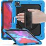 Casecentive Handstrap Pro Hardcase with handstrap iPad Pro 12.9" 2021 / 2020 / 2018 blue sticky