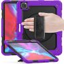 Casecentive Handstrap Pro Hardcase with handstrap iPad Pro 12.9" 2021 / 2020 / 2018 purple sticky
