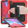 Casecentive Handstrap Pro Hardcase with handstrap iPad Pro 12.9" 2021 / 2020 / 2018 red sticky