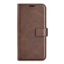 Casecentive Leather Wallet case with closure iPhone 15 Pro Max brown sticky