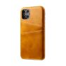 Casecentive Leren Wallet back case iPhone 12 Mini bruin sticky