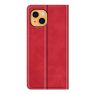 Casecentive Magnetic Leather Wallet iPhone 14 red sticky